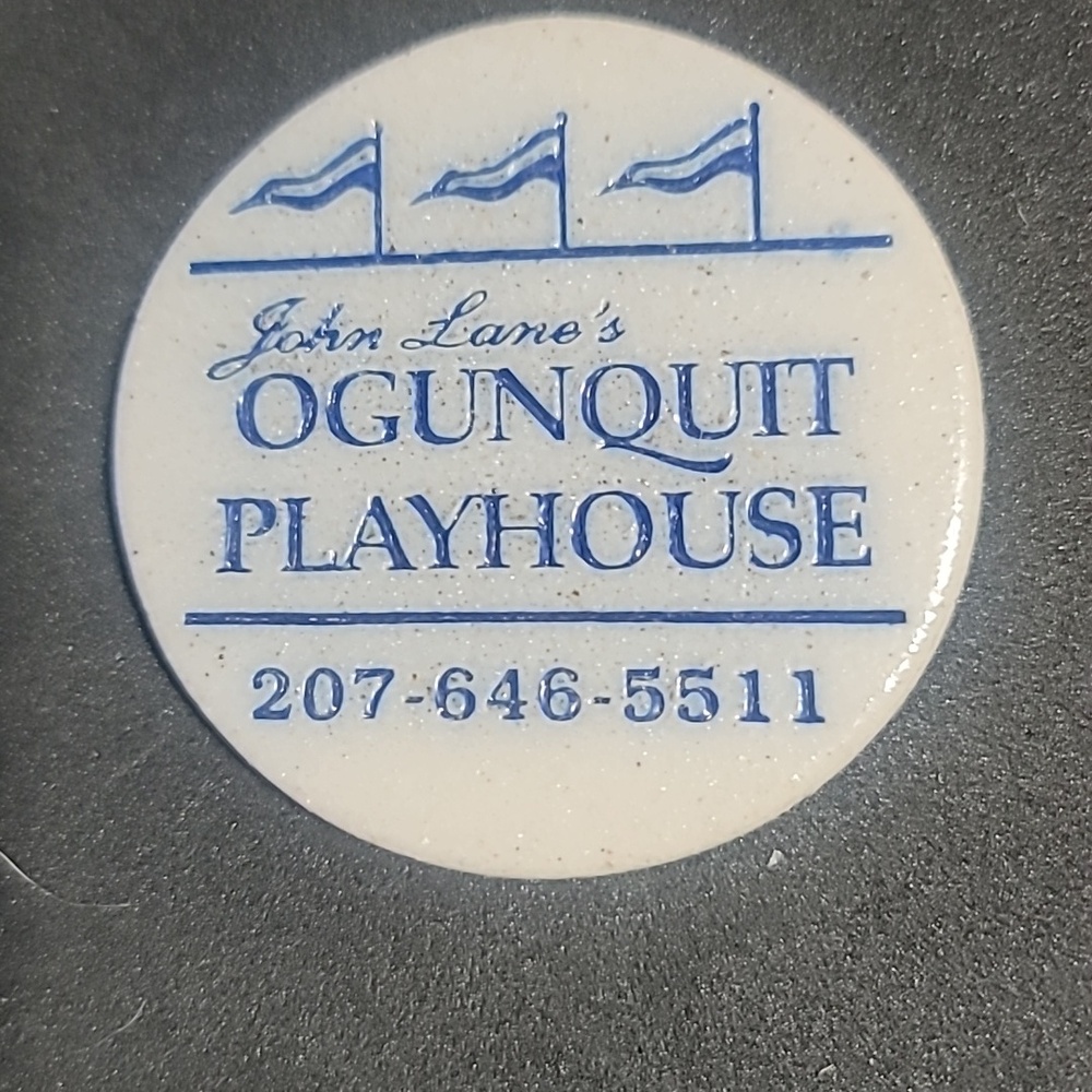 Salmon Falls Stoneware Ogunquit Playhouse disc